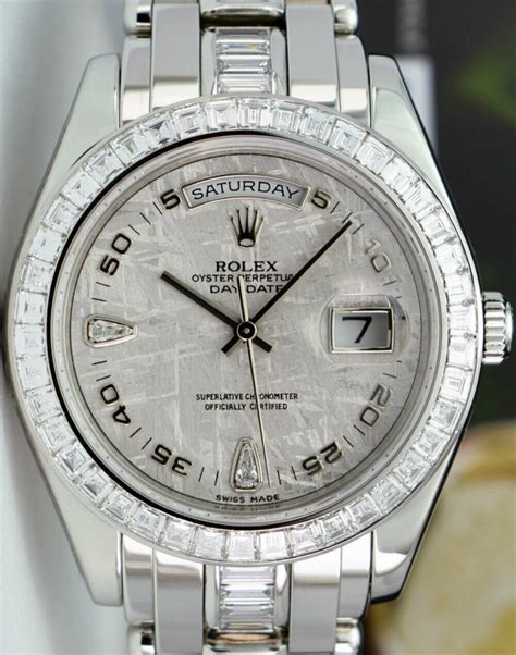 platinum mens rolex watch|Rolex platinum masterpiece with diamonds.